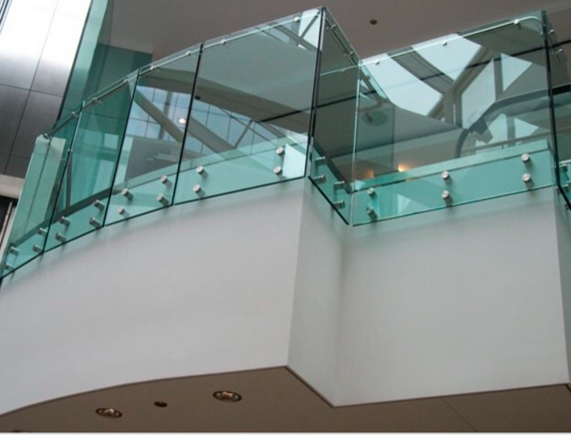 Interior Glass Railing Installation Bend Oregon